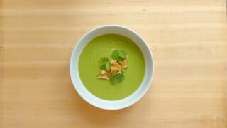 bowl of avocado soup Mexican family recipe