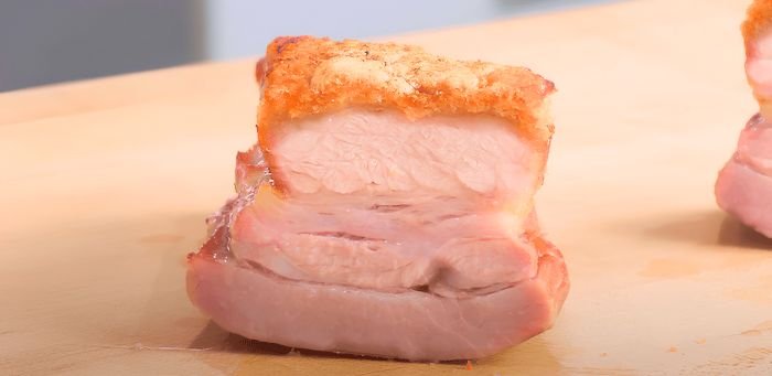 roast pork belly with crispy crackling
