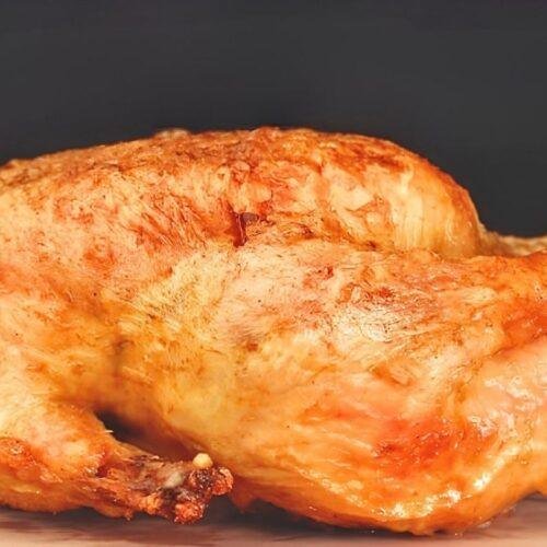 roast chicken with golden crispy skin