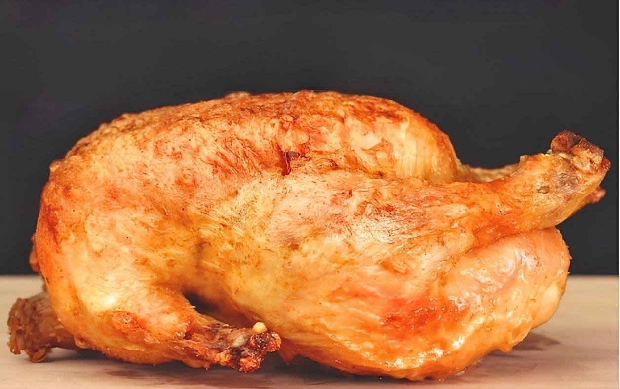 roast chicken with golden crispy skin