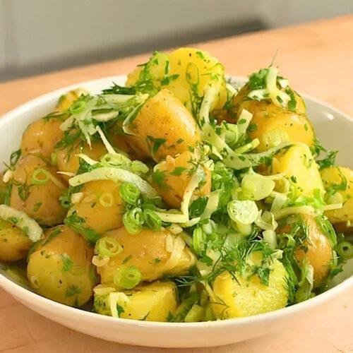Quick Herbed Potato Salad with Fennel