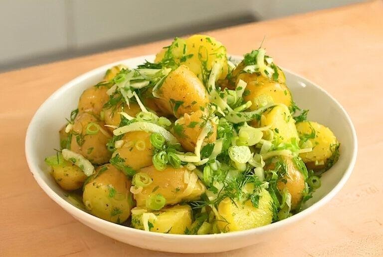 Quick Herbed Potato Salad with Fennel