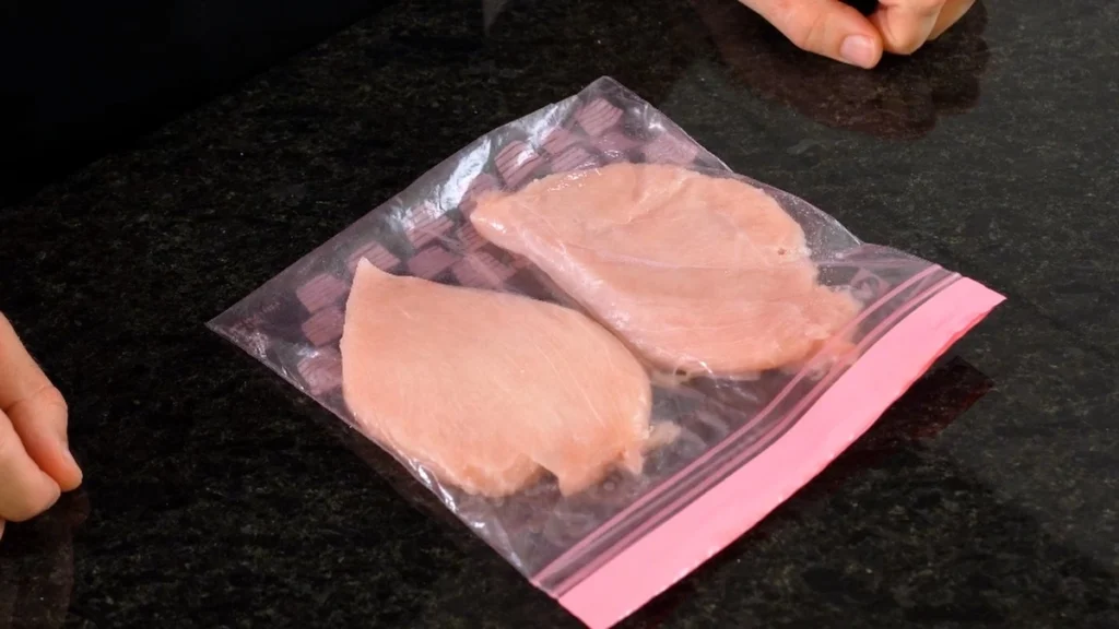 CHICKEN BREASTS IN ZIPLOCK 