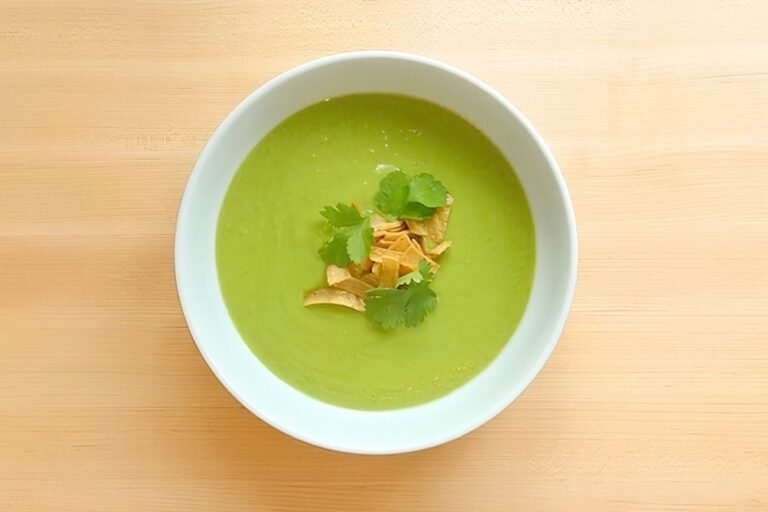 bowl of avocado soup Mexican family recipe