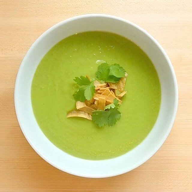 bowl of avocado soup Mexican family recipe